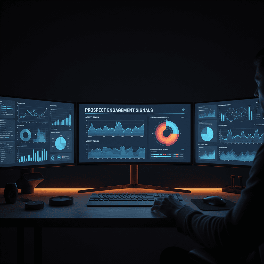Analytics and engagement tracking interface