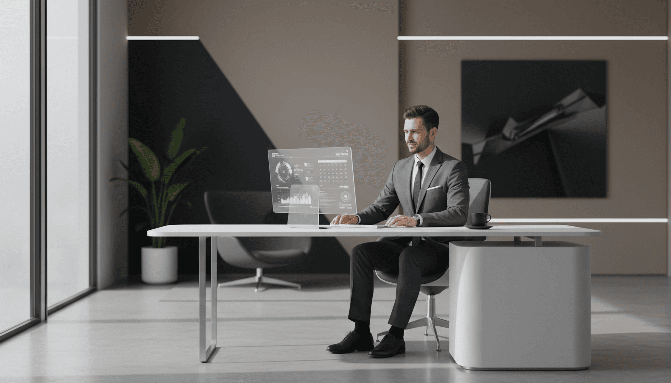 Sales professional using EON AI to streamline their workflow