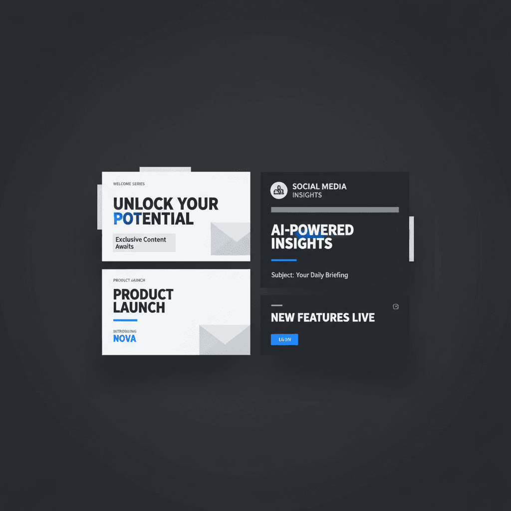 AI-generated outreach message variations for multiple prospects